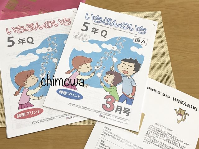 『いちぶんのいち小学5年生教科書対応版』(2018年度3月号)の問題プリントと説明プリント